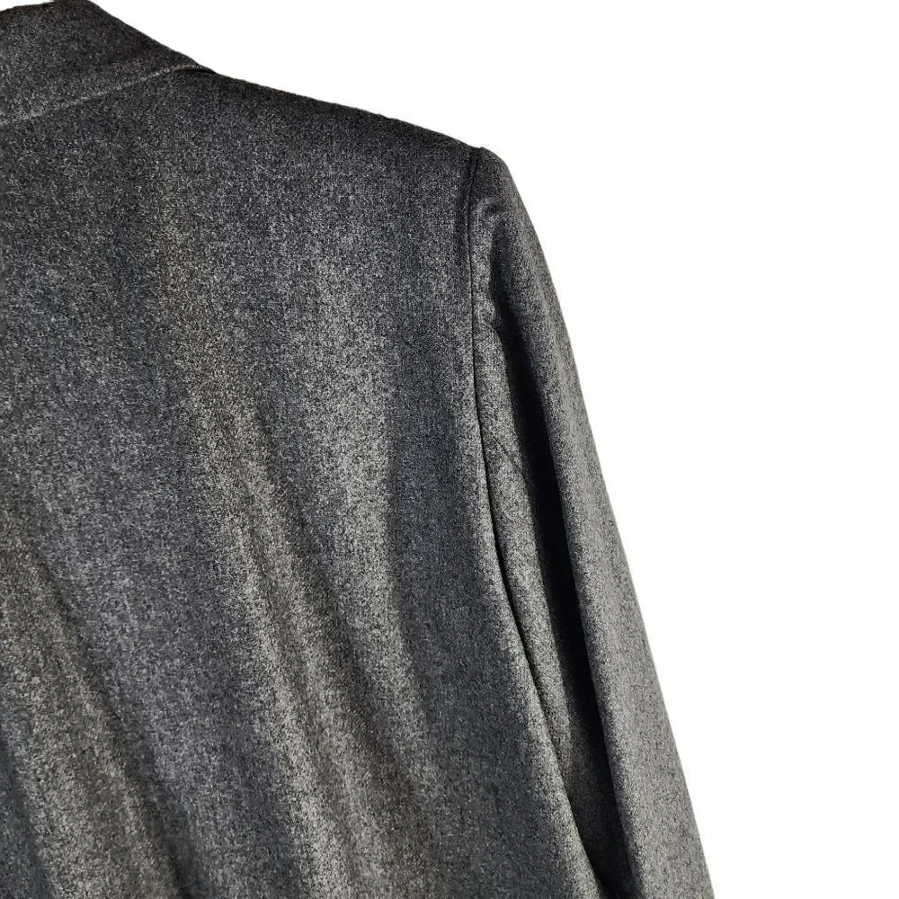 Sag Harbor Petite Gray Wool Blend Blazer